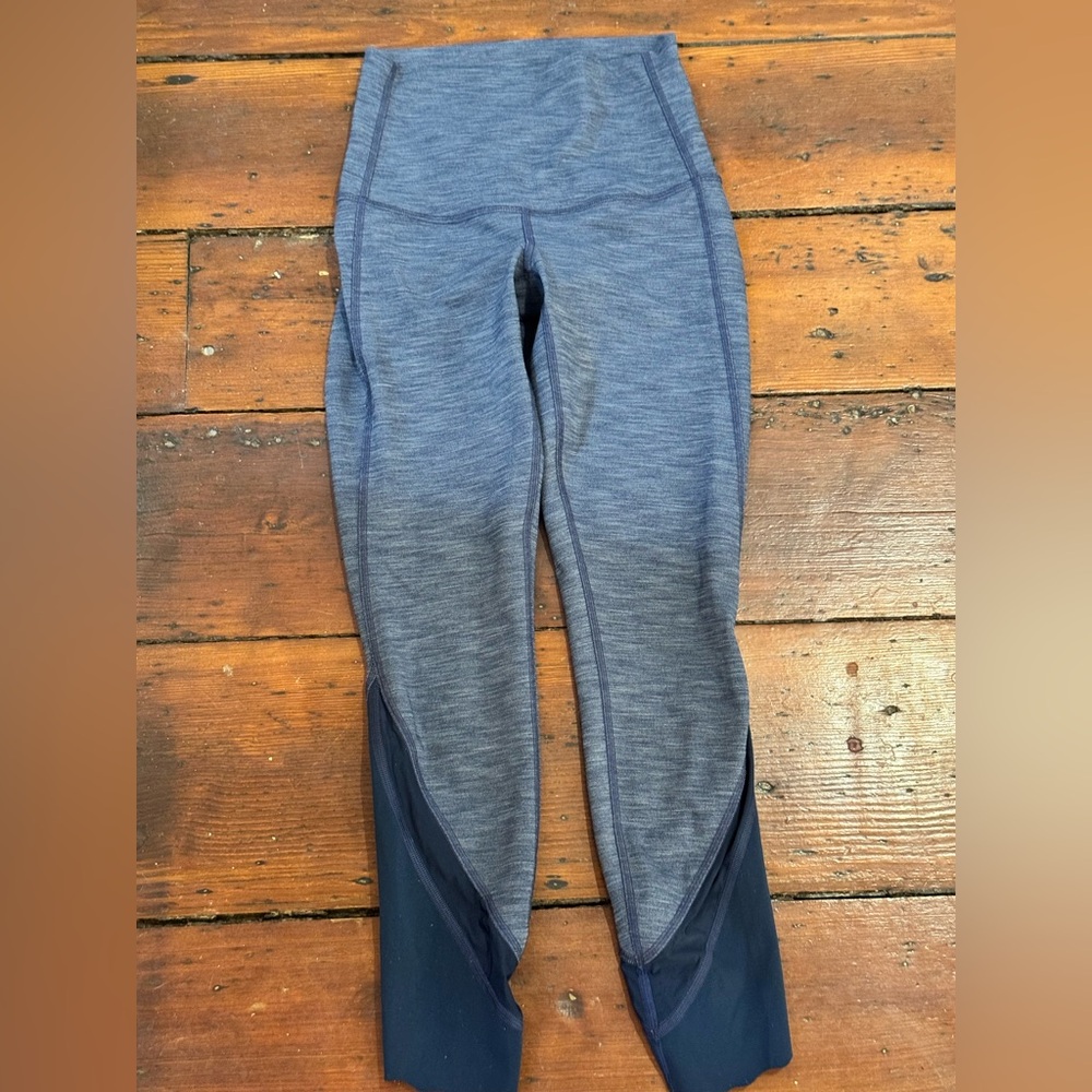 Lululemon Blue High-Waisted Leggings